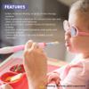 TalkTools Sensi Kit | Oral Sensory Kit for Speech and Feeding Therapy | Improves Jaw Strength, Coordination, and Mobility (Pink) view 3