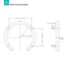 PULSE ShowerSpas 4002-MB ErgoValveBar Matte Black view 3