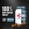 Dymatize ISO100 Whey Protein Powder Isolate, Gourmet Chocolate, 25g of Protein, 20 Servings, 5.5g BCAAs, Less Than 120 Cal., Gluten Free, 1g Fat, 1g Sugar, 2g Carb view 2