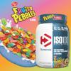 Dymatize x Fruity Pebbles ISO100 Whey Protein Powder Isolate, 25g of Protein, 20 Servings, 5.5g BCAAs, 120 Cal., Gluten Free, 1g Fat, 1g Sugar, 2g Carb view 3