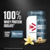 Dymatize ISO100 Whey Protein Powder Isolate, Gourmet Vanilla, 25g of Protein, 5.5g BCAAs, Less Than 120 Cal., Gluten Free, 1g Fat, 1g Sugar, 2g Carb (20 Servings) view 2