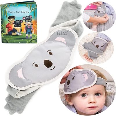 MyHalos Kids Ice Packs for Boo Boos - Meet Kam Our Reusable Toddler Ice Pack - for Injuries, Bumps, Fevers - Colic Relief Ice Packs for Kids & Newborns with Free Story Book - FSA|HSA Eligible