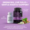 12-in-1 Melatonin Sleep Capsules - Natural Sleep Aids for Adults with Melatonin 5mg and Magnesium Glycinate 500mg, Sleep Aid with Ashwagandha, L Theanine, Valerian Root, GABA, 5-HTP (90ct, Pack of 1) view 2