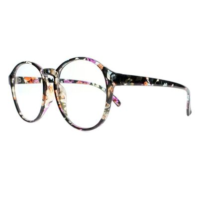 bestsight1936 Flower Women's Large Oversize Oval Frame Reading Glass