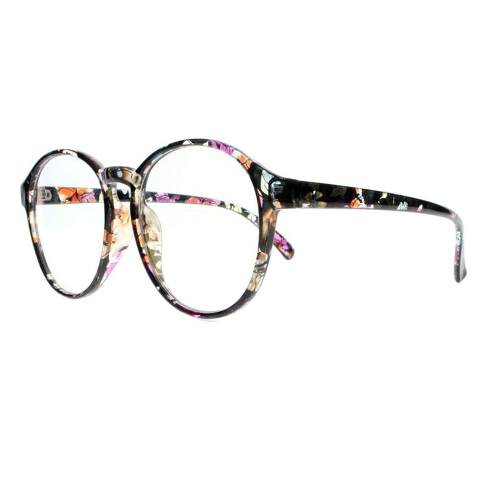 bestsight1936 Flower Women's Large Oversize Oval Frame Reading Glass