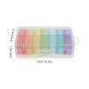 1pc Portable Pill Organizer Assorted Color Medicine Container for Daily Medication Lightweight Compact Design for for Travel Home Use view 2
