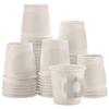 King Zak Disposable Espresso Paper Cup with Handle - 4 oz | Cream Color | Pack of 1000 view 1