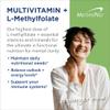 MethylPro Multivitamin + L-Methylfolate 15 mg - Supports a Healthy Mindset - Vitamins A, C, D3, E & More - Active Folate for Methylation Support & Biochemical Reactions - 30 Servings - 30 Capsules view 3