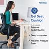 Wheelchair Seat Cushion Gel Infused Foam - Orthopedic, Coccyx, Tailbone Support - High Resilience for Positioning and Stability Prevents Pressure Sores, 2" Low Profile - 22" x 18" x 2" view 2