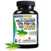 Wild Caught Omega-3 DPA Fish Oil - 2900 mg with More DPA, EPA & DHA - 90 SoftGels  Triple Strength Burp-Free view 1