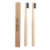 Gongi Wooden Bamboo Toothbrush - 20,000 High Bristle Count Toothbrush - Micro-Nano Extra Soft Bristles - 4-Pack view 3