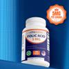 Vitamatic Folic Acid 5mg (5000 mcg)  120 Vegetarian Tablets per Bottle | Pack of 2 (Total 240 Tablets) Vitamin B9 (Folate) | Supports Heart Health, Brain Function, and Prenatal Wellness view 4