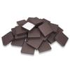 N'icePackaging 100 Qty - Chocolate Brown Cotton Filled Gift Boxes - Size 3 1/2" x 3 1/2" x 7/8" - USA Made - Holidays/Birthdays/Sales/Storage/Display/Travel view 2