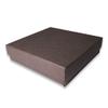 N'icePackaging 100 Qty - Chocolate Brown Cotton Filled Gift Boxes - Size 3 1/2" x 3 1/2" x 7/8" - USA Made - Holidays/Birthdays/Sales/Storage/Display/Travel view 4