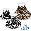 3 Pieces Ice Bags for Injuries Reusable Hot and Cold Pain Relief Ice Bag 6/9/10 inches for Sports Knee Head Leg Injury(Animal Print) view 1