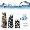 3 Pieces Ice Bags for Injuries Reusable Hot and Cold Pain Relief Ice Bag 6/9/10 inches for Sports Knee Head Leg Injury(Animal Print) view 3