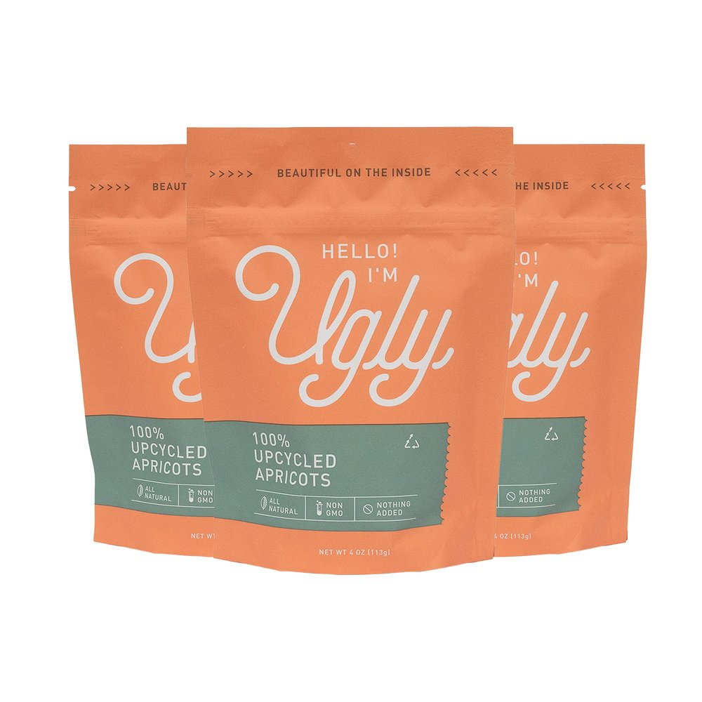 3 Pack - Upcycled Dried & Diced Apricots