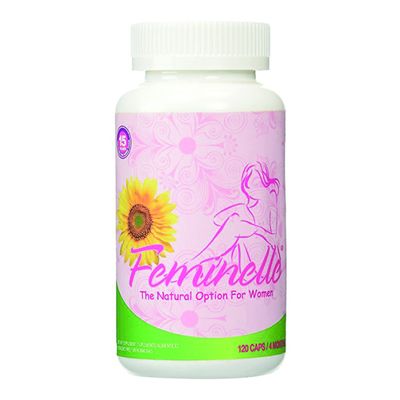 Feminelle Menopause Supplement for Women Original Formula - Fast PMS & Menopause Relief - Hot Flashes, Trouble Sleeping, Mood Swings, Hair Loss, Low Energy (4 Months 120 Capsules)