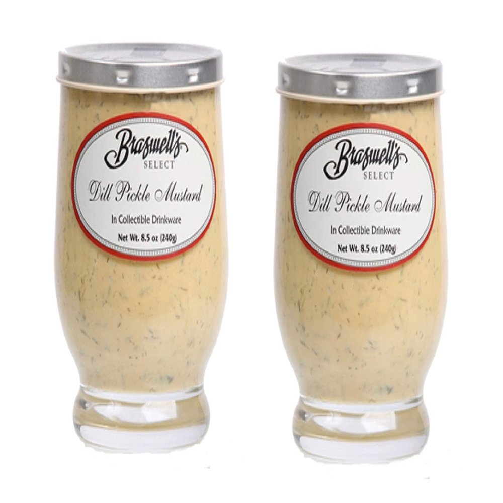 Braswell's Select Dill Pickle Mustard. New 2 Pack