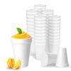 Shop Square 20 Oz Disposable Foam Cups (50 Pack), White Foam Insulates Hot & Cold Beverages, Made in the USA, To-Go Cups - for Coffee, Tea, Hot Cocoa, Soup, Broth, Smoothie, Soda, Juice view 1