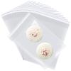 400 Pcs Cellophane Bags, 3x5" 2.8 Mils Cookie Bags for Packaging, Small Cellophane Bags Self Adhesive, Cello Bags Small Clear Plastic Bags for Candy, Dessert, Bakery,Jewelry, Crafts view 1