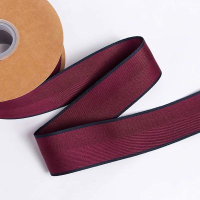 GMMDXD Korean Style Plus sideband 4 cm Wide Ribbon Floral Ribbon Flower Shop Ribbon Gift Bow Decoration Ribbon (Color : Burgundy)