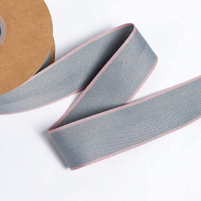 GMMDXD Korean Style Plus sideband 4 cm Wide Ribbon Floral Ribbon Flower Shop Ribbon Gift Bow Decoration Ribbon (Color : Silver)