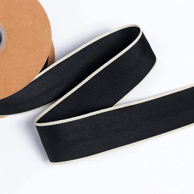 GMMDXD Korean Style Plus sideband 4 cm Wide Ribbon Floral Ribbon Flower Shop Ribbon Gift Bow Decoration Ribbon (Color : Black)