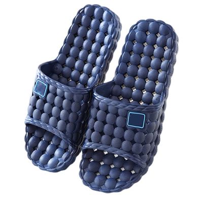 GHYUB Acupressure Massage SlippersMen's/Women's Slippers House Slippers Open ToeAcupressure Massage Slippers Shoes Sandals Mat for Men Women (Color : Blue, Size : EUR42-43)