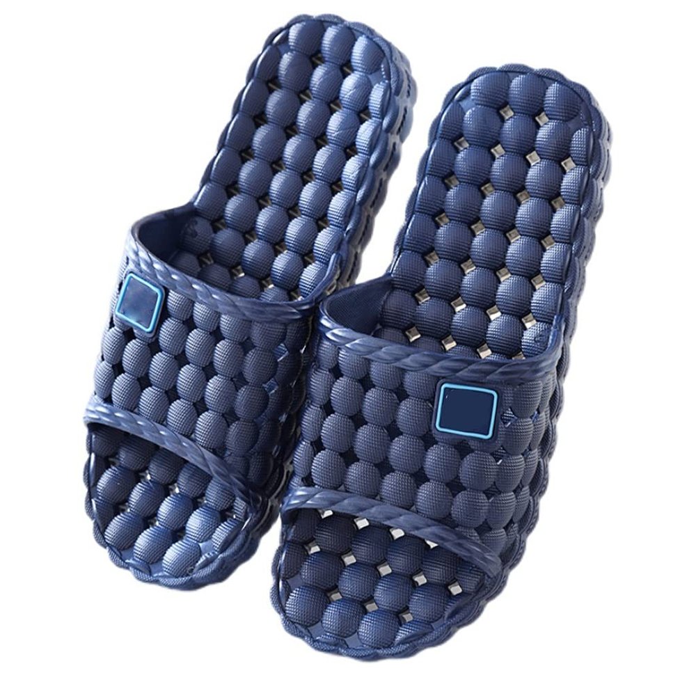 GHYUB Acupressure Massage SlippersMen's/Women's Slippers House Slippers Open ToeAcupressure Massage Slippers Shoes Sandals Mat for Men Women (Color : Blue, Size : EUR42-43)