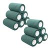 [12 Pack-3" x5Yards] MINGYUE Self Adhesive Bandage Wrap,Athletic Tape,Sports Tape,Wrist and Ankle Wrap Tape,Cohesive Bandage for Vet Tape(Dark Green) view 1