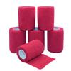 [6 Pack-3" x5Yards] MINGYUE Self Adhesive Bandage Wrap,Athletic Tape,Sports Tape,Wrist and Ankle Wrap Tape,Cohesive Bandage for Vet Tape(Red) view 1