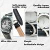 MAUJOY Ladies' American English Digital Talking Watch(Black Leather Strap) Clear Loud Voice for Time, Date & Alarm - Ideal for Women, Elderly, Visually Impaired & Blind view 4