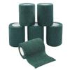 [6 Pack-3" x5Yards] MINGYUE Self Adhesive Bandage Wrap,Athletic Tape,Sports Tape,Wrist and Ankle Wrap Tape,Cohesive Bandage for Vet Tape(Dark Green) view 1