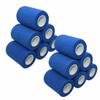 [12 Pack-3" x5Yards] MINGYUE Self Adhesive Bandage Wrap,Athletic Tape,Sports Tape,Wrist and Ankle Wrap Tape,Cohesive Bandage for Vet Tape(Blue) view 1