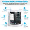 Wipex Fitness Sanitizing Wipes - 800ct Safe BZK & Aloe Vera Wet Wipes for Sanitizing Hands, 4 Pack Bulk Supply, Great for Fitness Centers, Yoga Studios, and Commercial Gyms (4 Pack Roll, 3200 Wipes) view 2