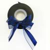 fapecan 20 Yards/ROLL Hazy Yarn Flower Bouquet Packaging Ribbon,Bow Gift Decoration Ribbon Wrapping Christmas Wedding Decorative Ribbon 25MM (Navy Blue) view 3