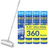 Large Lint Rollers for Carpet: Sticky Rollers for Floor DELOMO 9.45 in with 3 Extendable Handle, Long Handle Sticky Mop for Cleaning Carpets, Cars, Bedding, Couches, and Pet Hair - for Pet Homes view 1