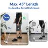 Large Lint Rollers for Carpet: Sticky Rollers for Floor DELOMO 9.45 in with 3 Extendable Handle, Long Handle Sticky Mop for Cleaning Carpets, Cars, Bedding, Couches, and Pet Hair - for Pet Homes view 2