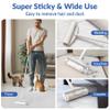 Large Lint Rollers for Carpet: Sticky Rollers for Floor DELOMO 9.45 in with 3 Extendable Handle, Long Handle Sticky Mop for Cleaning Carpets, Cars, Bedding, Couches, and Pet Hair - for Pet Homes view 3