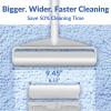 Large Lint Rollers for Carpet: Sticky Rollers for Floor DELOMO 9.45 in with 3 Extendable Handle, Long Handle Sticky Mop for Cleaning Carpets, Cars, Bedding, Couches, and Pet Hair - for Pet Homes view 4