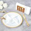 Vplus 150 PACK Guest Towels Disposable Bathroom, Decorative Bathroom Napkins, Soft, and Absorbent Disposable Paper Hand Towel for Dinners, Kitchen, Parties, Weddings, Christmas Party view 4