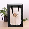 10 Pack Gift Bags with Handles and Clear Window,Tote Kraft Paper Bags Flower Bouquet Wrapping Bags Favor Bags Florist Gift Packing Bags for Wedding Party Anniversary Birthday Bridal Shower view 2