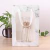 10 Pack Gift Bags with Handles and Clear Window,Tote Kraft Paper Bags Flower Bouquet Wrapping Bags Favor Bags Florist Gift Packing Bags for Wedding Party Anniversary Birthday Bridal Shower view 4