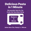 Pasta Zing Farfalle Pasta, Authentic Italian Al-Dente Texture, Ready in 1 Minute, 14g Protein 4g Fiber, Made with 100% Durum Wheat, Zero Sodium, Clean Label Shelf-Stable, 7.05 oz Pouch, Pack of 7 view 3