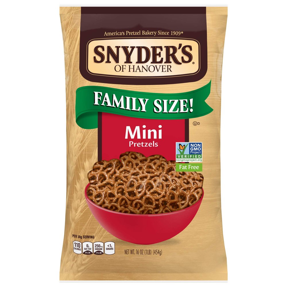 Snyder's Mini Pretzels 16oz (Bag of 4)