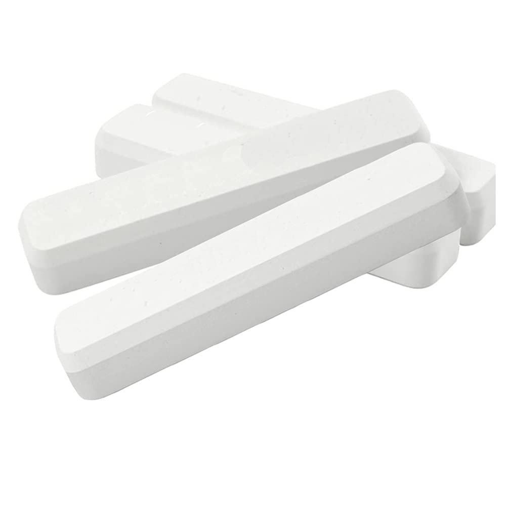 Lacechili, Repeated Use Diatom Drying Rod,Non-toxic Diatomaceous Earth Desiccant Keep Dry Stick Damp Moisture Absorber Dehumidifier,For Room Kitchen Clothes Food Storage (4PCS), White