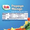 Dole Papaya Mango In 100% Fruit Juice Snacks, 4oz 36 Total Cups, Gluten & Dairy Free, Bulk Lunch Snacks for Kids & Adults view 2