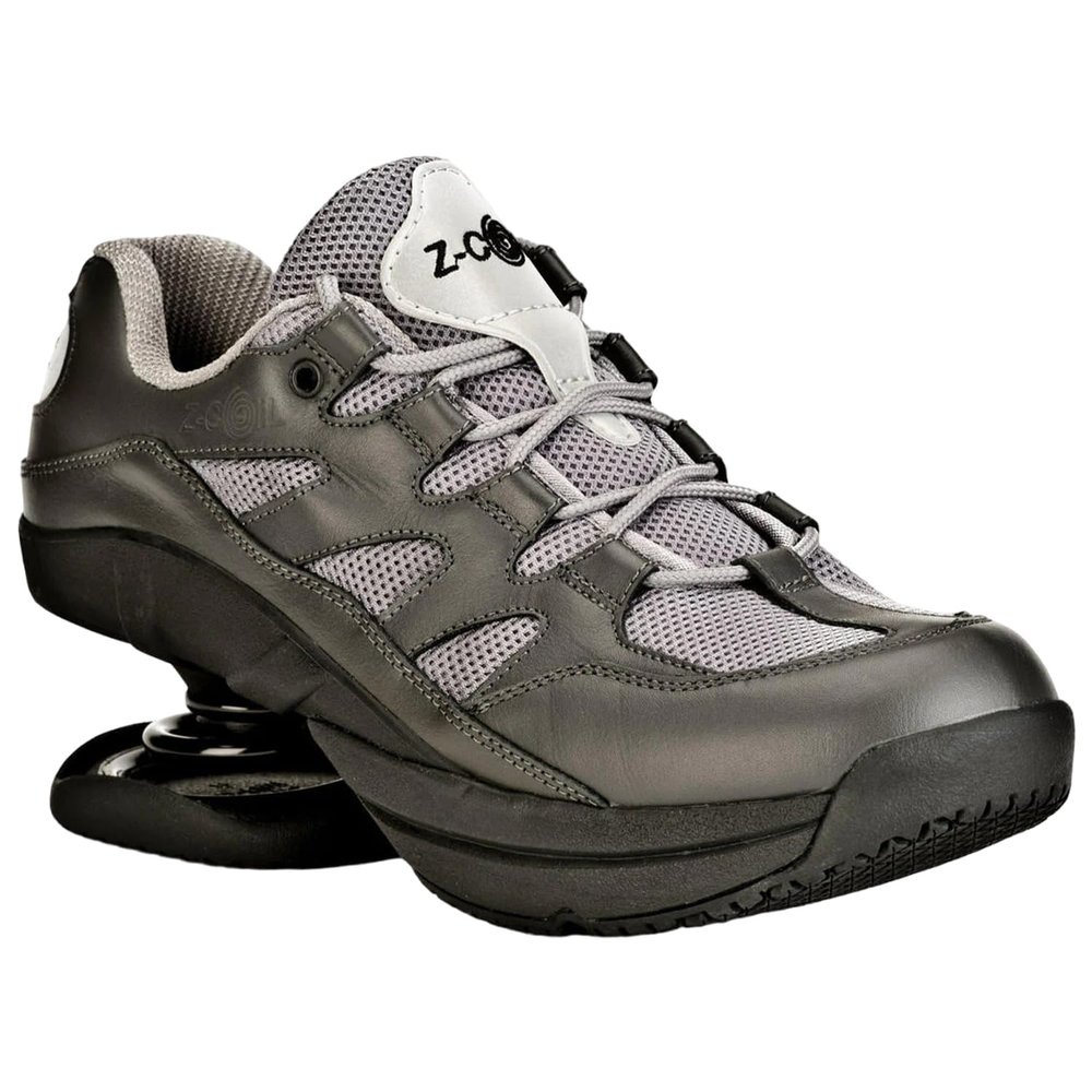 Z-Coil Women's Freedom Pain-Relief Footwear, Grey, Open Coil, 9