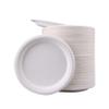 EcoQuality 100% Compostable 6 inch Plates - Natural SugarCane Biodegradable Compostable Bagasse Bamboo Environmentally Friendly - Plates for Dessert, Appetizers, Birthdays, Microwavable (50) view 1